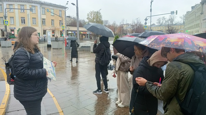 Этноквест по Грузинской слободе для студентов-участников осеннего этапа Московской этнографической олимпиады