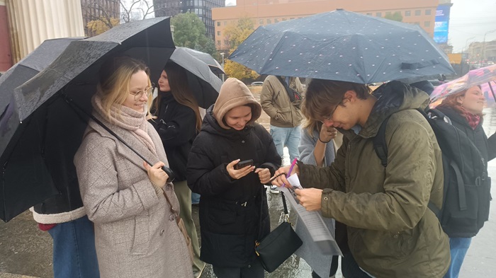 Этноквест по Грузинской слободе для студентов-участников осеннего этапа Московской этнографической олимпиады